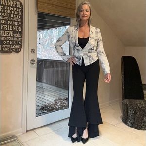 Haute Hippie cropped blazer size 10.